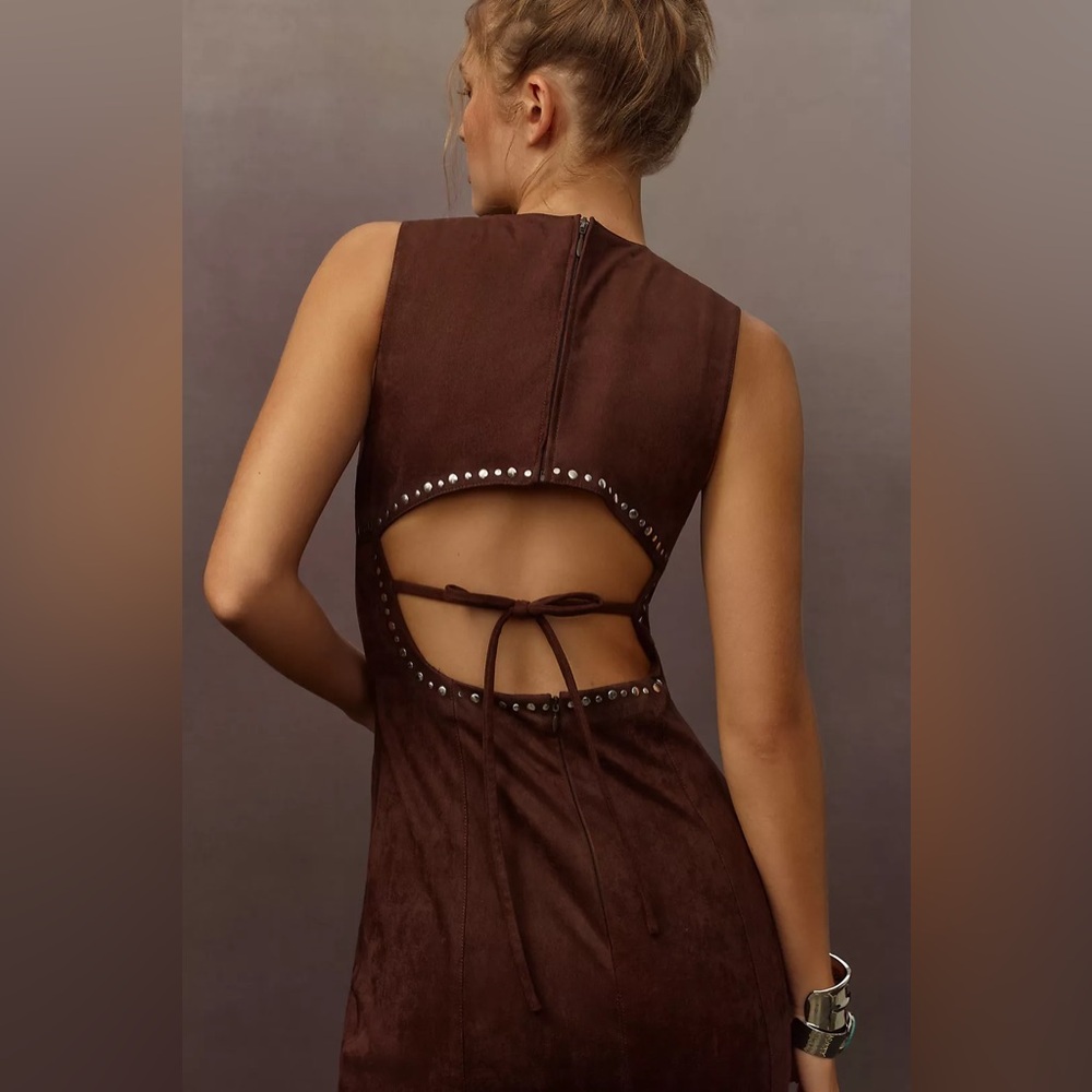 The Wolf Gang Mecca Stud Midi Dress - Picture 3 of 8